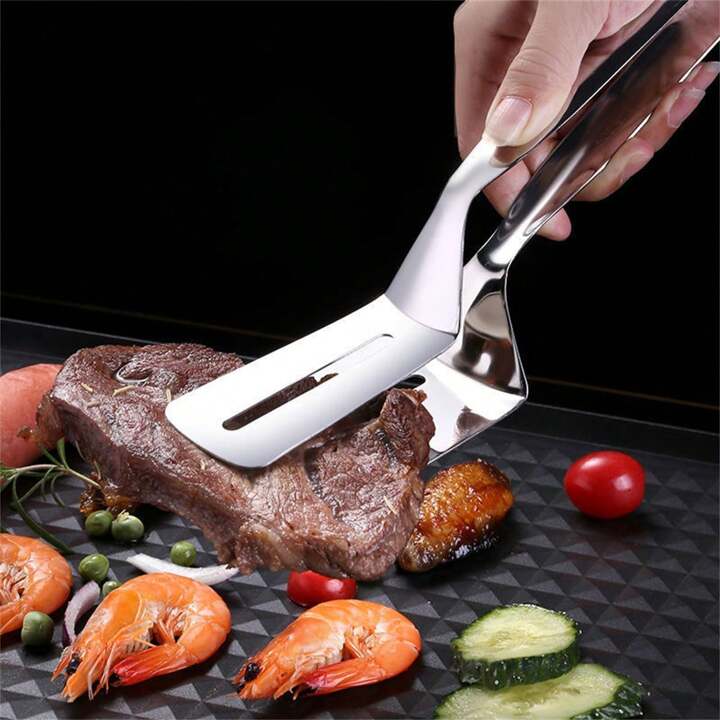Pegador de Aço Inoxidável de Frituras e Churrasco