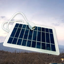 Placa Solar 6v 6w Com Usb Para Camping/carrega Celular + BRINDE
