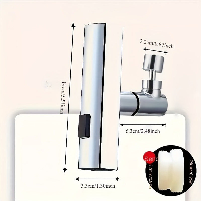 Torneira de cozinha contemporânea em cascata com 3 modos de jato