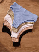 Kit Calcinhas Elegante Microfibra Canelada 12 UNIDADES - FRETE GRÁTIS