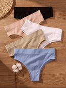 Kit Calcinhas Elegante Microfibra Canelada 12 UNIDADES - FRETE GRÁTIS