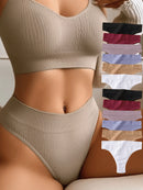 Kit Calcinhas Elegante Microfibra Canelada 12 UNIDADES - FRETE GRÁTIS