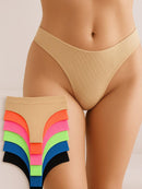 Kit Calcinhas Elegante Microfibra Canelada 12 UNIDADES - FRETE GRÁTIS