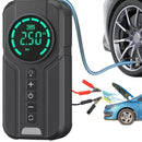 Bomba de Ar Portatil Compressor Inflator Multi-função 4 em 1 PowerBank 8kmah Bateria Calibrador de Carro Auto Pneu