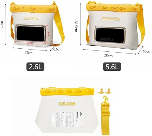 Bolsa Prova Impermeável Estanque Ipx8 5,6 Litros Naturehike