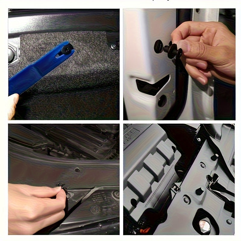 Kit 100 Presilha Grampo Parabarro Parachoque Universal Carro - Leve + 100 unidades GRATUITAS