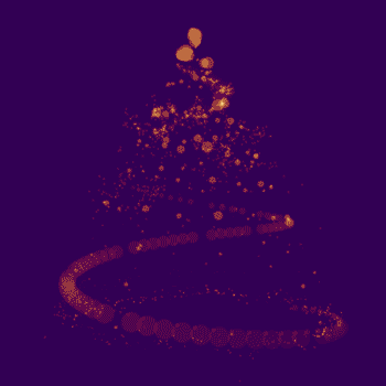 Arvore de Natal Espiral LED Natalina Decoraçao Luminoso - Estrela Enfeite