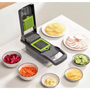 Cortador de legumes 16 em 1, cortador de vegetais de 8 lâminas - Compre 1 Leve 2 Unidades