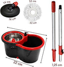 Mop Giratorio Com Cesto Em Inox - Nybc