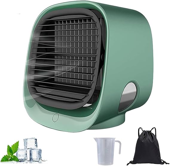 Mini Ar Condicionado Portátil - Leve o Frescor para Onde Estiver