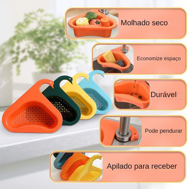 Cesta de drenagem da pia da cozinha