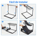 Armário Organizador de Pia - 2 Andares