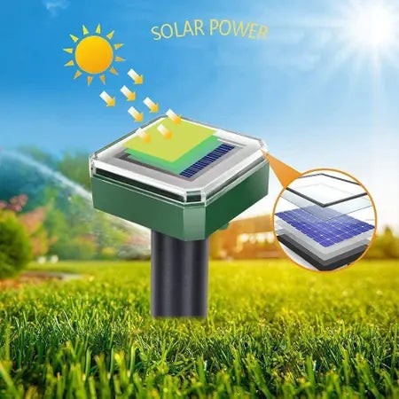 Repelente Solar Ultra Sônico Espanta Pragas Impermeável