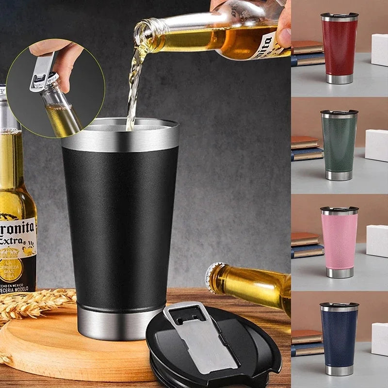 Copo Térmico e Abridor inox