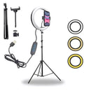 Ringlinght Led Luz Flash -  tripé com altura máxima 1,75m