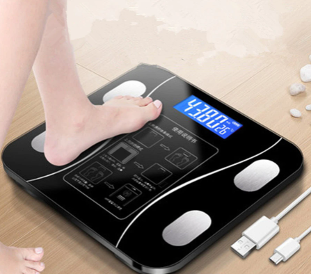 Balança Bioimpedância Profissional Com App Bluetooth 180kg Cor Preto