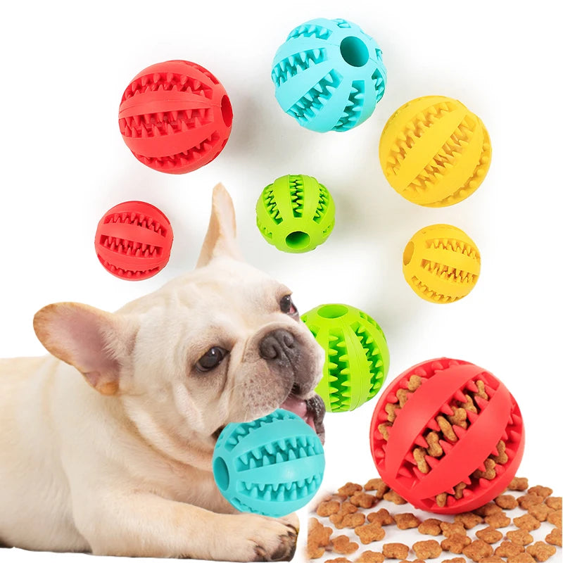 Bola de Borracha Para Mastigação de Pets
