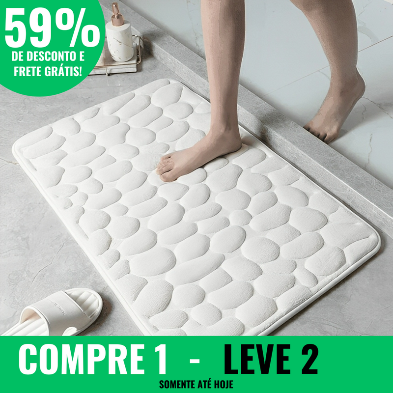 [COMPRE 1 E LEVE 2]  - Tapete para Banheiro Antiderrapante + Brinde Exclusivo