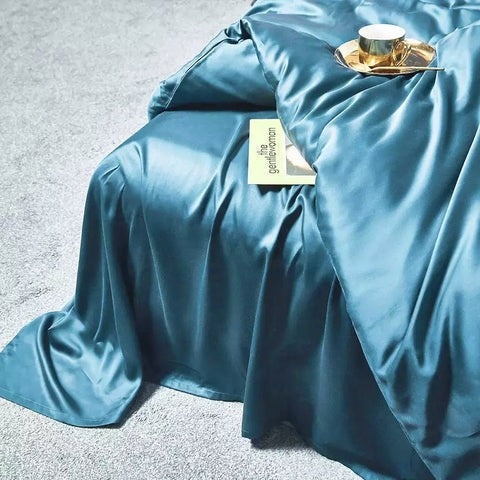 Conjunto Completo de Roupas de Cama de Cetim