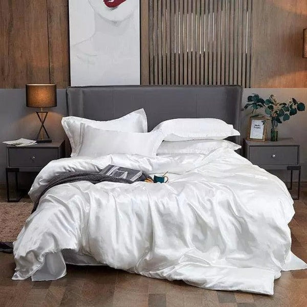 Conjunto Completo de Roupas de Cama de Cetim