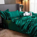 Conjunto Completo de Roupas de Cama de Cetim