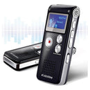 Gravador De Voz Profissional Portátil Digital Tomate 8gb Cor Preto