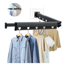 Cabide Varal Retrátil de Roupas de Parede