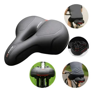 Assento De Bicicleta Banco Selim Super Confortável Selim Largo Bicicleta