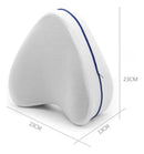 Kit 2 travesseiro pernas ortopédico almofada anatômica cor branco