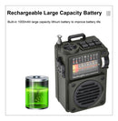 Televisor Rádio Musical Hrd-700 Am Fm Tf Leitor De Cartões