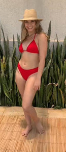 Biquíni Asa Delta Fio Duplo Bojo Removível Cores Neon Full