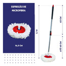 Mop Giratorio Com Cesto Em Inox - Nybc