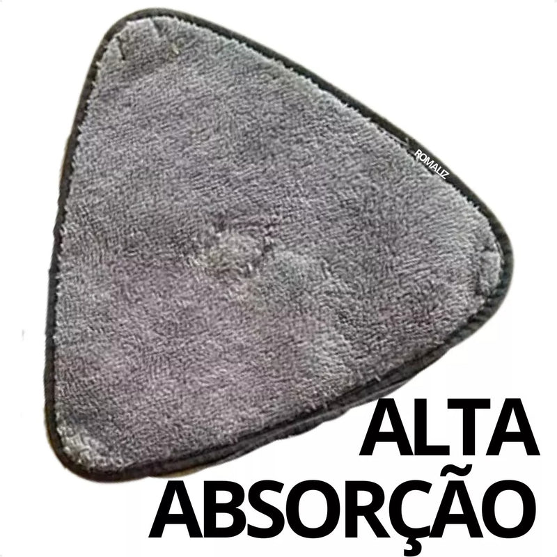 Mop Triangular Esfregão Rodo Mágico Giratório Com 2 Refil