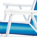 Cadeira De Praia Reclinavel Mor Aço Sortida Unitário Oferta