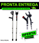 Muleta Ortopédica Canadense 120 Kg (par - 2un De Muletas)