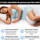 Kit 2 travesseiro pernas ortopédico almofada anatômica cor branco