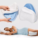 Kit 2 travesseiro pernas ortopédico almofada anatômica cor branco