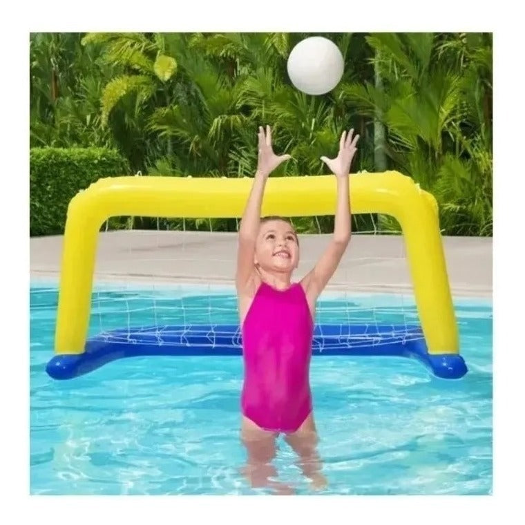 Gol Golzinho Trave Inflável Piscina Futebol E Polo Bestway Cor Sortidas