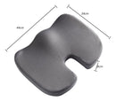 Almofada Assento Ortopedico Coccix Mmoria Nasa Gel Coluna Cor Cinza