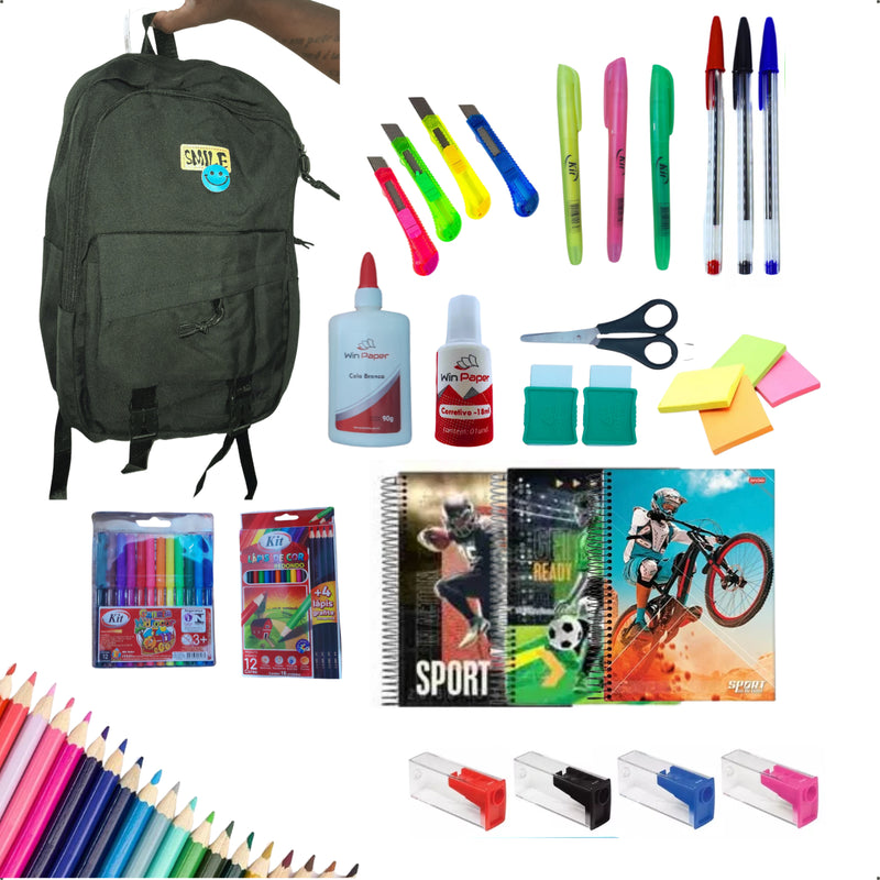 Kit Material Escolar Completo