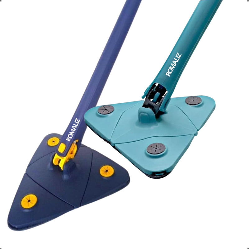 Mop Triangular Esfregão Rodo Mágico Giratório Com 2 Refil