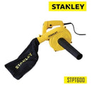 Soprador e Aspirador Elétrico Stanley Modelo STPT600 600W Com Saco Coletor de Pó