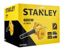 Soprador e Aspirador Elétrico Stanley Modelo STPT600 600W Com Saco Coletor de Pó