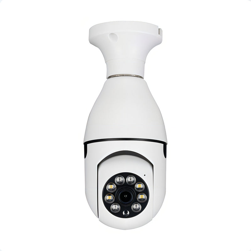 Câmera de Segurança Qkz KZ-818 Lâmpada Ip Wifi com Visão Noturna