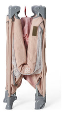 Berço Portátil Infantil Cercado – Rosa | Suporta até 15kg