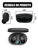 Fone De Ouvido Sem Fio Tws Bluetooth 5.0 - Cor Preto