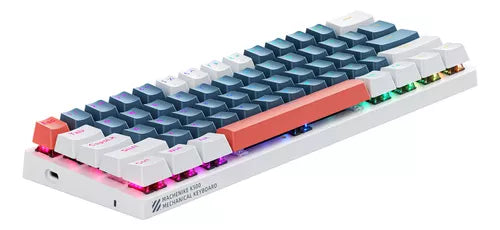 Machenike K500-B61 Mini Teclado Mecânico Formato 60% com Fio