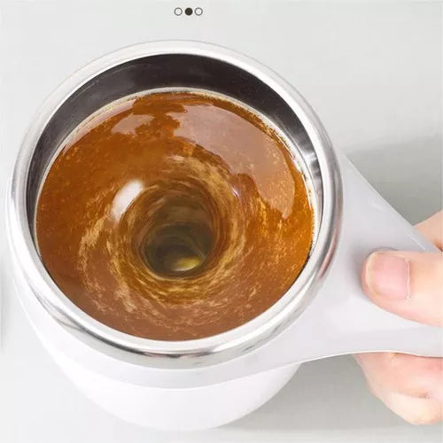 Caneca Elétrica Magnética Automática Mistura Shake Café Chá