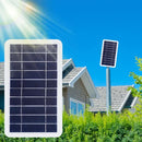 Placa Solar 6v 6w Com Usb Para Camping/carrega Celular + BRINDE