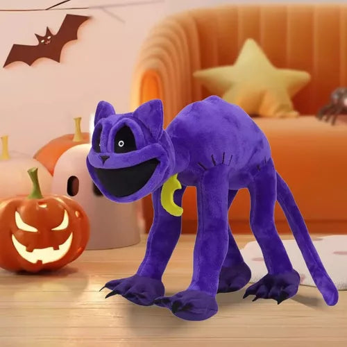 Brinquedo De Pelúcia Smiling Critters De Monstro Gato Roxo
